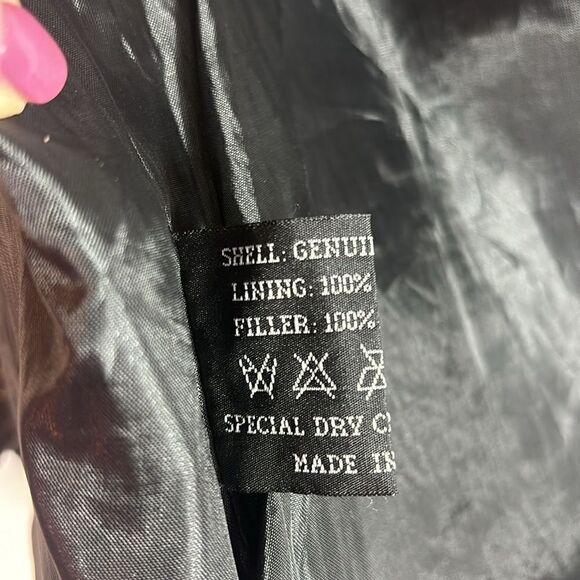 Leather Works Mens Snap Vest Motorcycle Biker Black - Picture 6 of 7